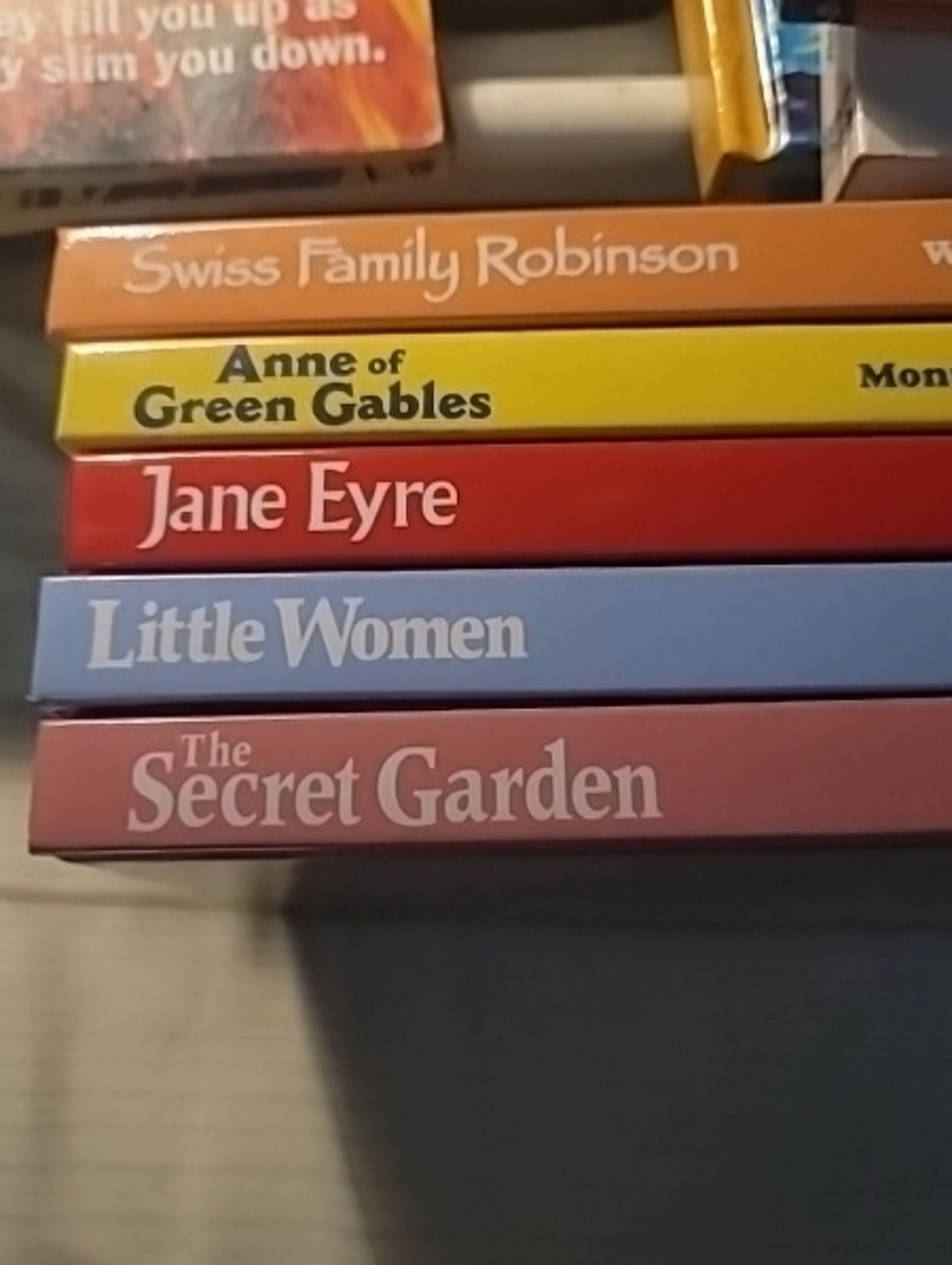 Classic Literature Book Set - Multi-Color Hardcover Collection